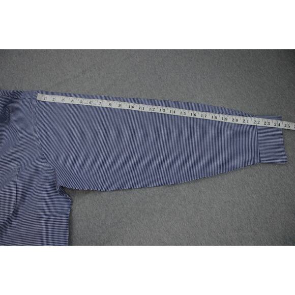 Brooks Brothers Shirt Mens 17 34/35 Regent Fit Long Sleeve 100% Cotton Non-Iron - Picture 6 of 7